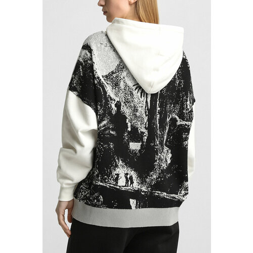 фото Худи desigual, размер m, , белый/черный