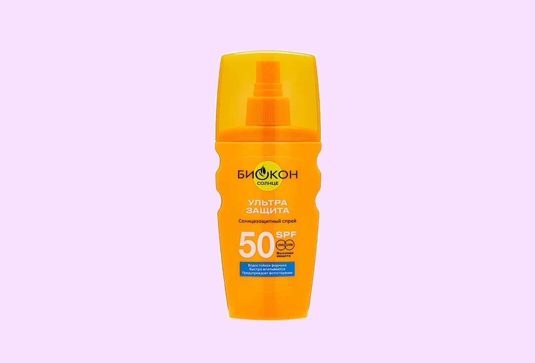 Солнцезащитный спрей для тела SPF 50 Биокон Sunscreen spray, 160 мл