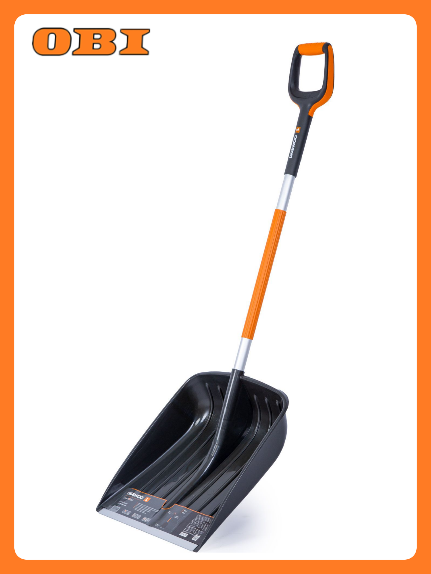 Лопата для уборки снега DAEWOO DAST 50 46x51 см