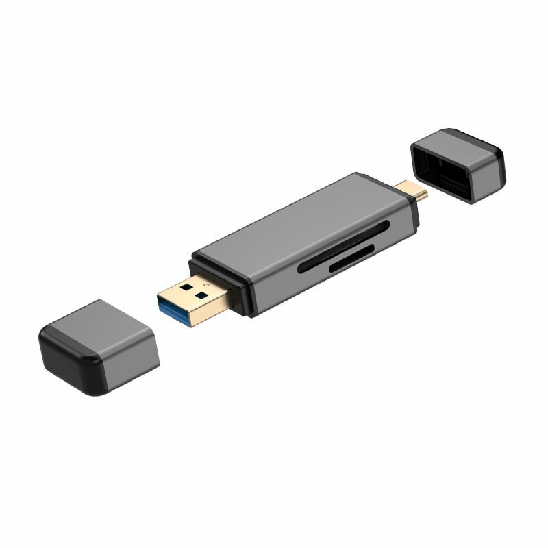 Картридер USB 3.2 Type-C+Type-A SD/microSD (ORIENT CR-333N) — фото 1