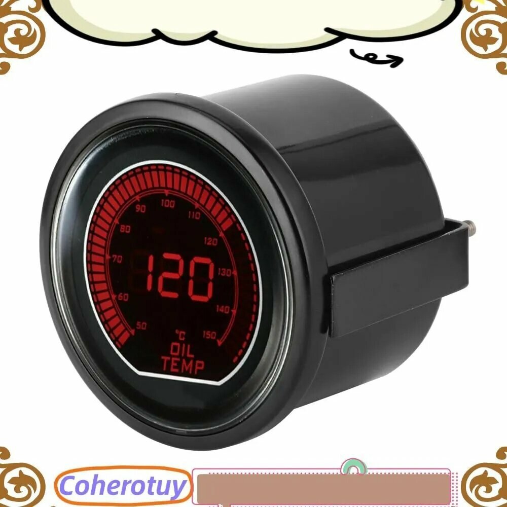 Датчик температуры масла, Датчик температуры двигателя с 270-градусной шкалой, пластик и алюминиевый сплав — фото 1