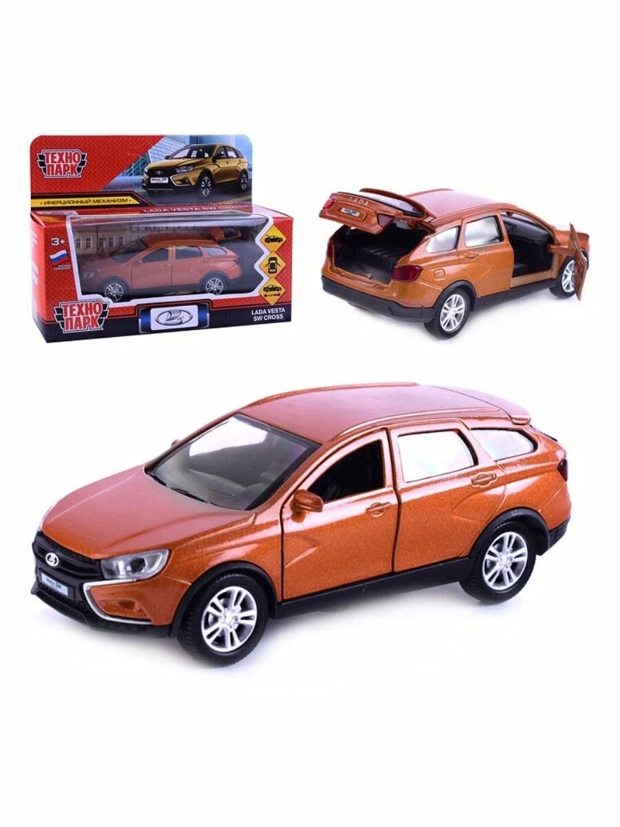 Машина металлическая инерционная Lada Vesta SW Cross, 12 см