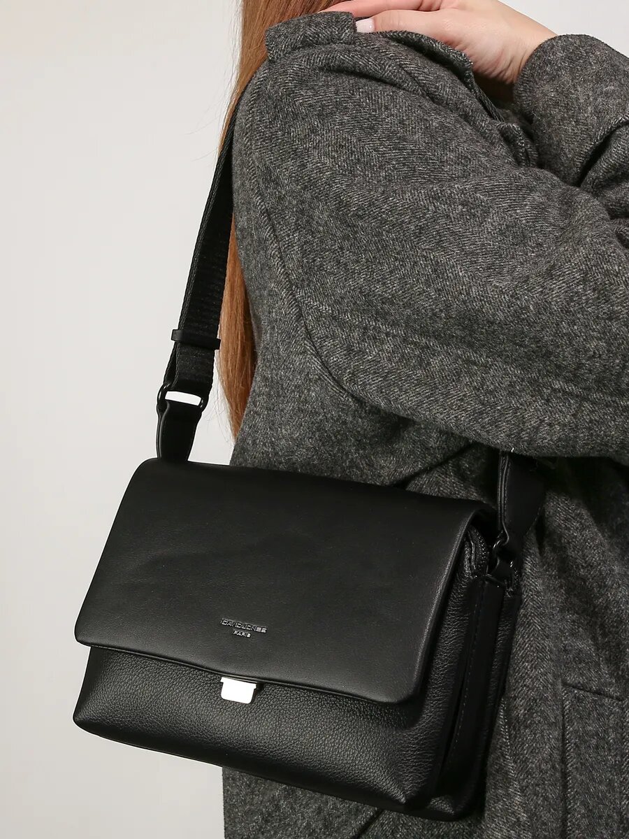 Сумка кросс-боди DAVID JONES, черный — фото 1