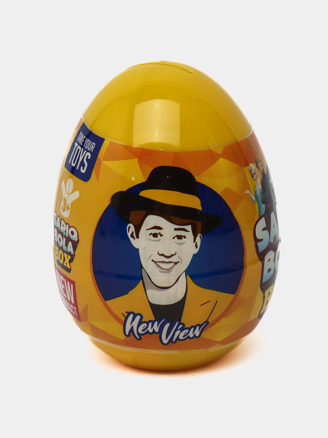 Игрушка-сюрприз в яйце для детей, пластиковое яйцо с подарком внутри