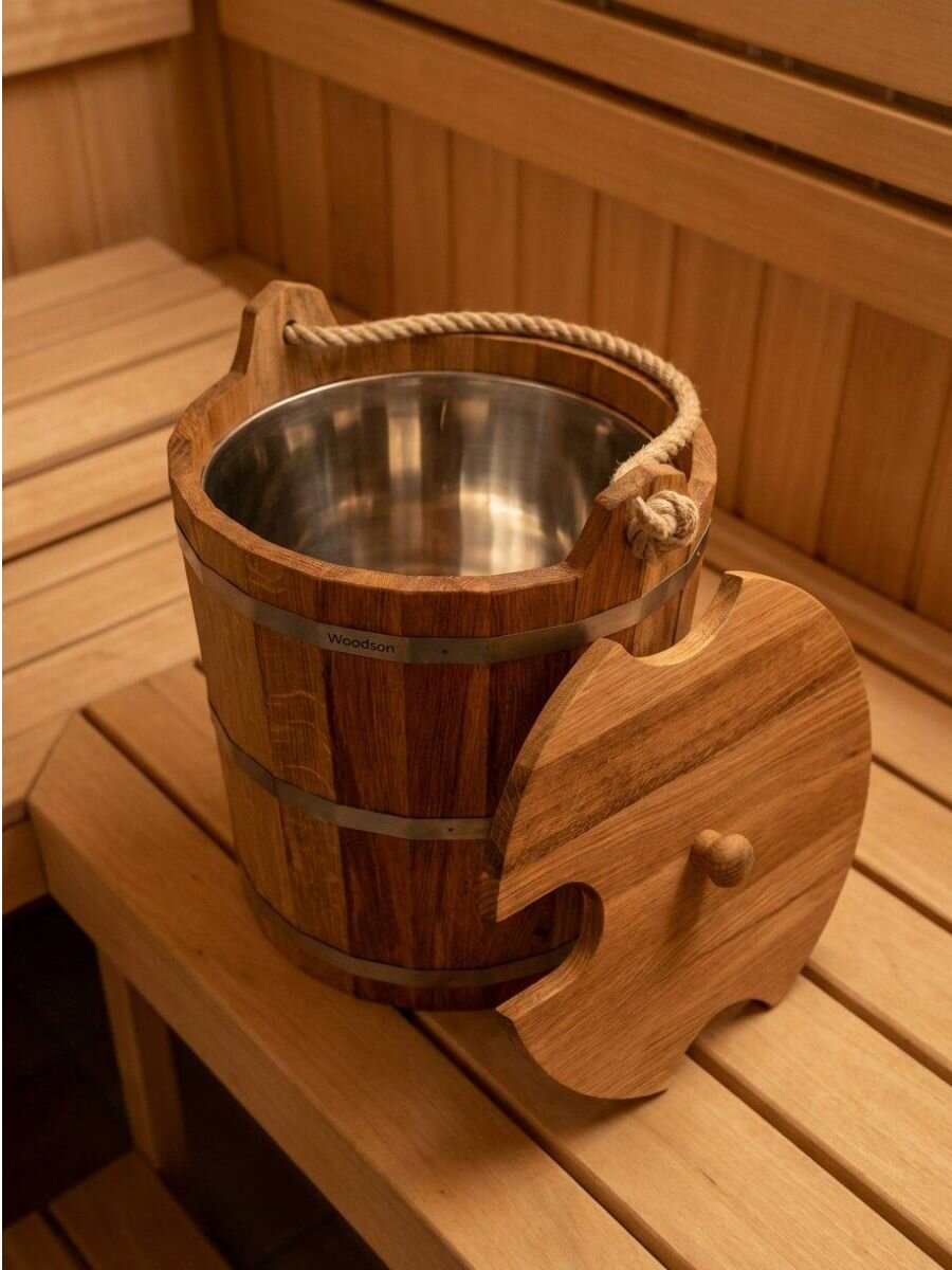 Крышка для запарника Woodson 20 л, дуб — фото 1