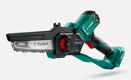 Изображение товара Мини-пила цепная аккумуляторная, ЗУБР 20 В, 150 мм шина, без Аккумуляторной батареи (LMS)