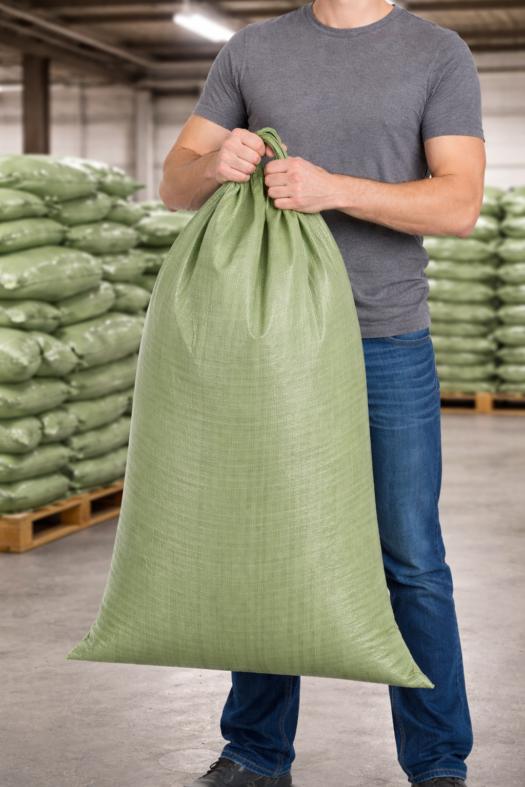 Мешки для мусора 70 л 100 шт | Сверхпрочные, не рвутся | Для строительного мусора, 55×95 см — фото 1