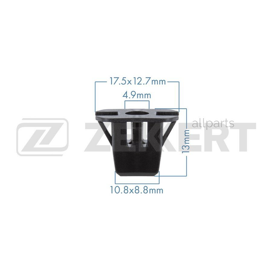 ZEKKERT BE-1024 Клипса крепёжная VAG (миним. кол-во заказа 10 шт)