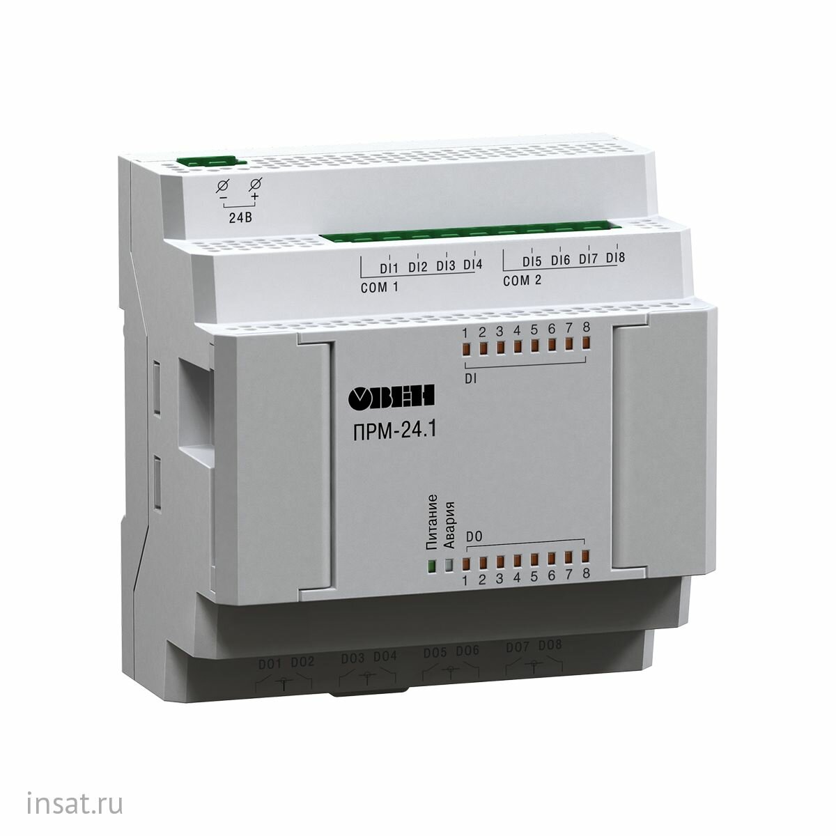 Модуль расширения дискретного ввода/вывода овен ПРМ-24.1 — фото 1