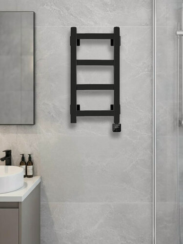 Изображение товара Quadro-1 Полотенцесушитель электрический EQ1 50x30 см Черный