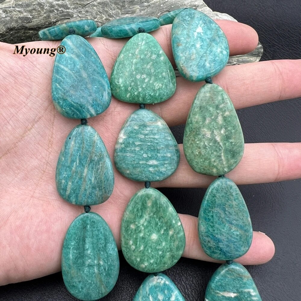Бусины из амазонита MARUCOL Зеленый, B