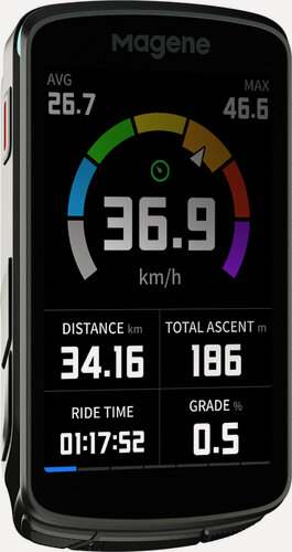 Изображение товара Велокомпьютер Magene GPS C706 черный