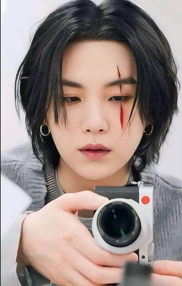 Алмазная Мозаика "KPOP BTS Suga" 50x70 См Алмазная Вышивка / Картина Стразами Подарков / Украшения