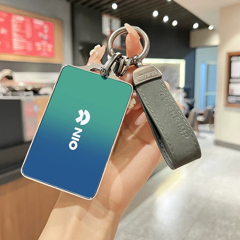 Картонная оболочка ключа NIO Card C стиль с звездным синим и темно-синим шнуром GY