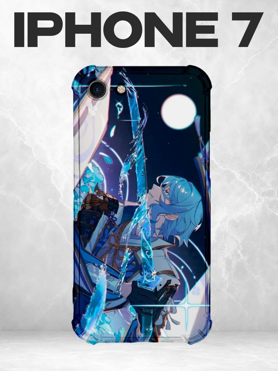 Чехол на iPhone 7/8/SE 2 геншин Аято