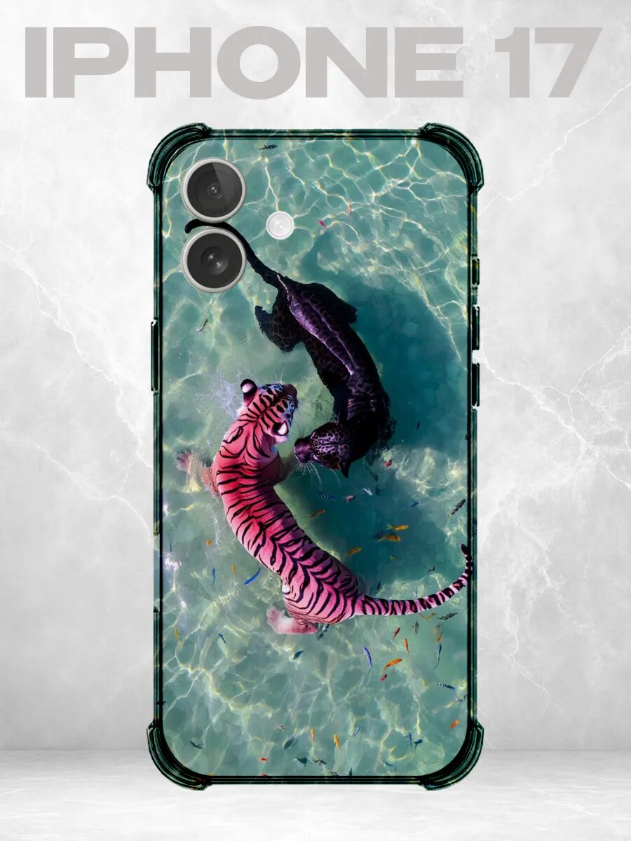 Чехол на iPhone 17 аквариум существо вода