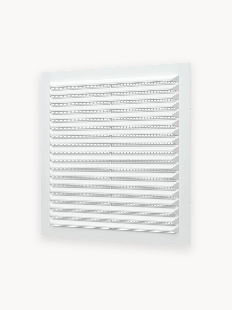 Вентиляционная решетка Auramax A1919C, 19х19 см, с москитной сеткой