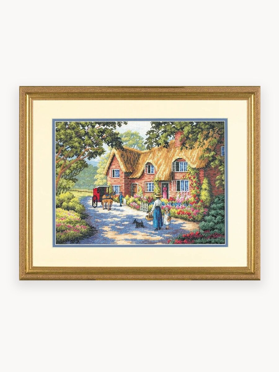 35118 Набор для вышивания крестом "Почтальон",38*28см, DIMENSIONS