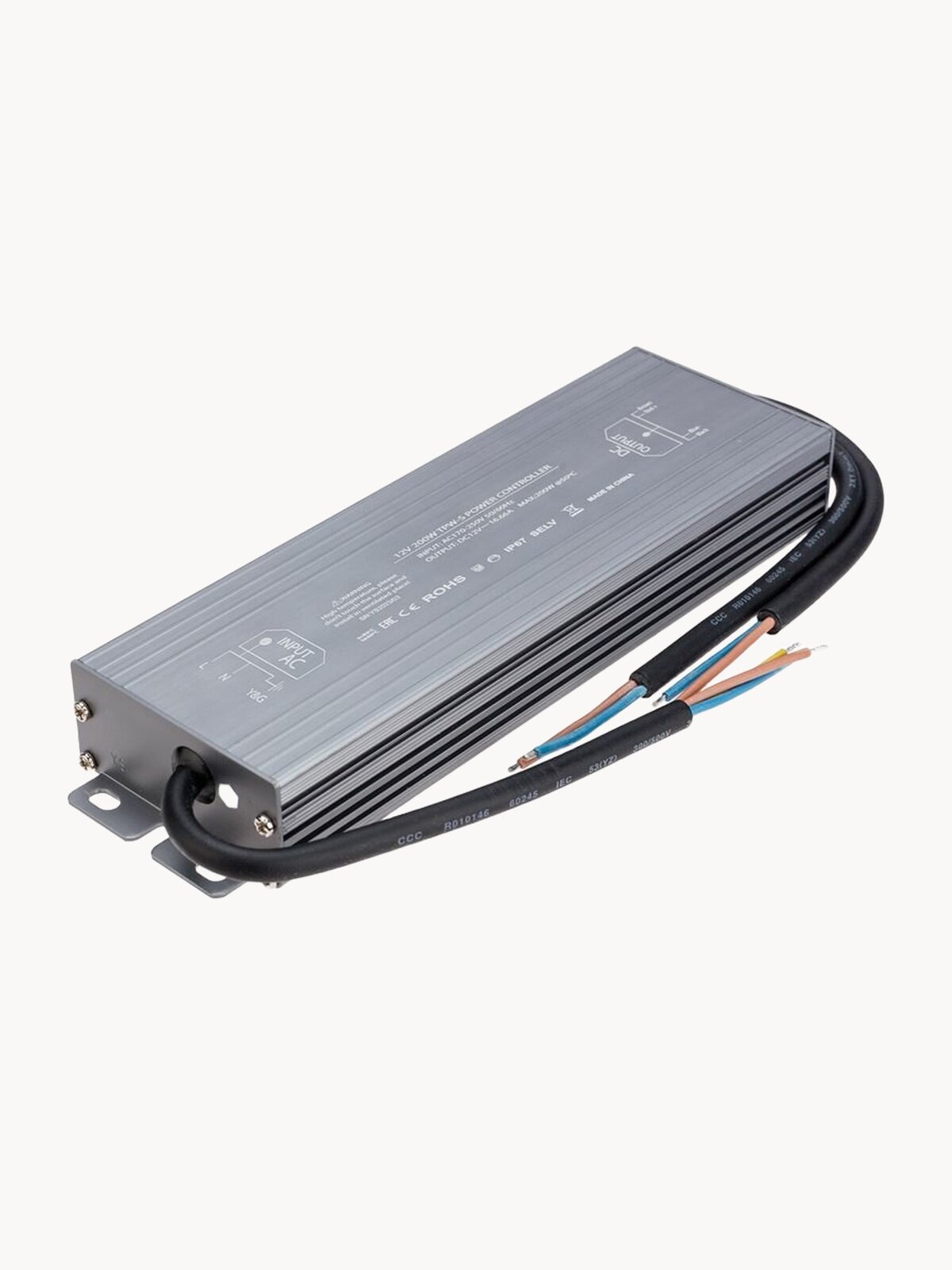 Блок питания для светодиодной ленты 12V, 200W, IP67, 16,7A DIGSLED