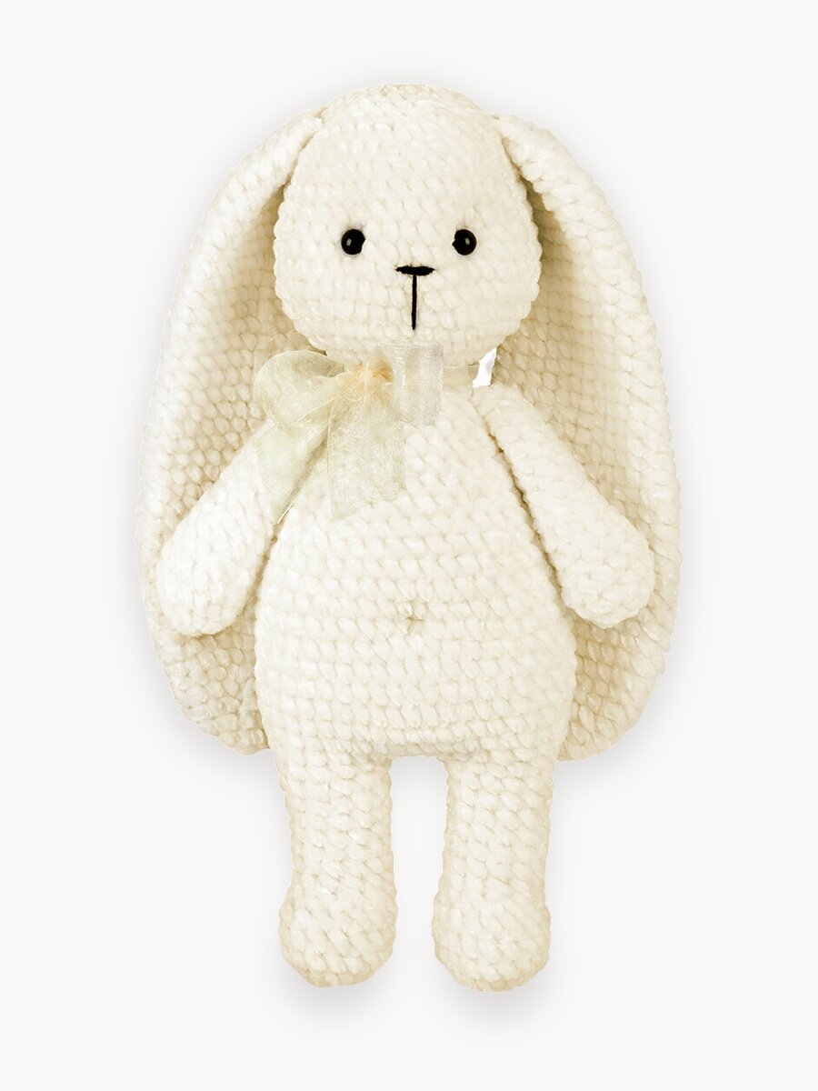 Набор для вязания крючком игрушки "Miadolla" AMG-0111 Пушистый зайка