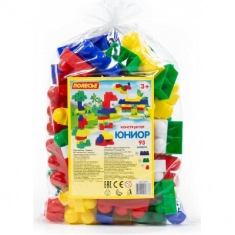 Конструктор "Юниор" 93 детали в мешке Полесье 6677