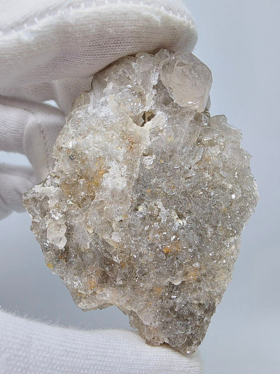 Щётка кристаллов дымчатого кварца 66 мм, 88 г