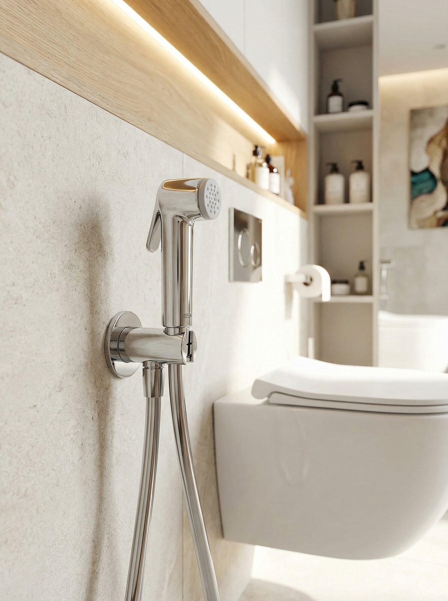 ESKO. Гигиеническая лейка для биде, душа и ванны, 1 режим HHS135 / лейка гигиенического душа