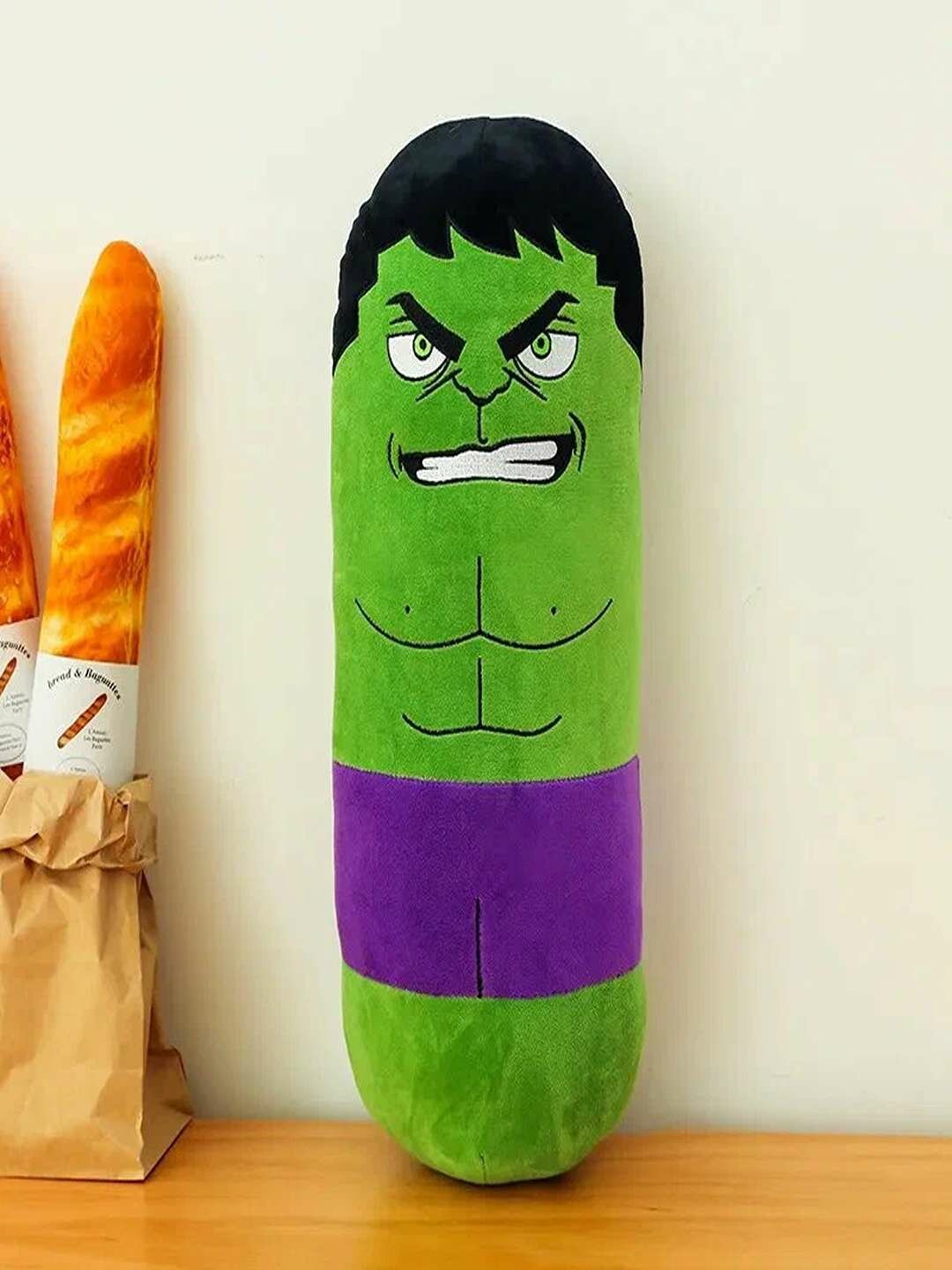 Мягкая игрушка подушка Халк 50 см большого размера для детей.