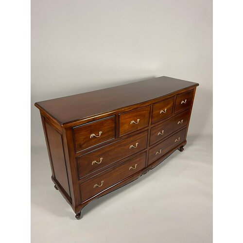 фото Комод domkorleone с 8ю ящиками, 160×53×90 см, красное дерево (mahogany wood), цвет cmh 32 (темно-коричневый) дом корлеоне