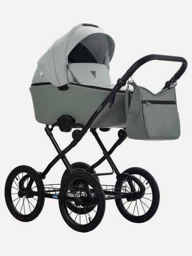 Изображение товара Коляска детская универсальная 2 в 1 Aroteam Moreno SL NEW, всесезонная, с большими надувными колесами, 01 шалфей