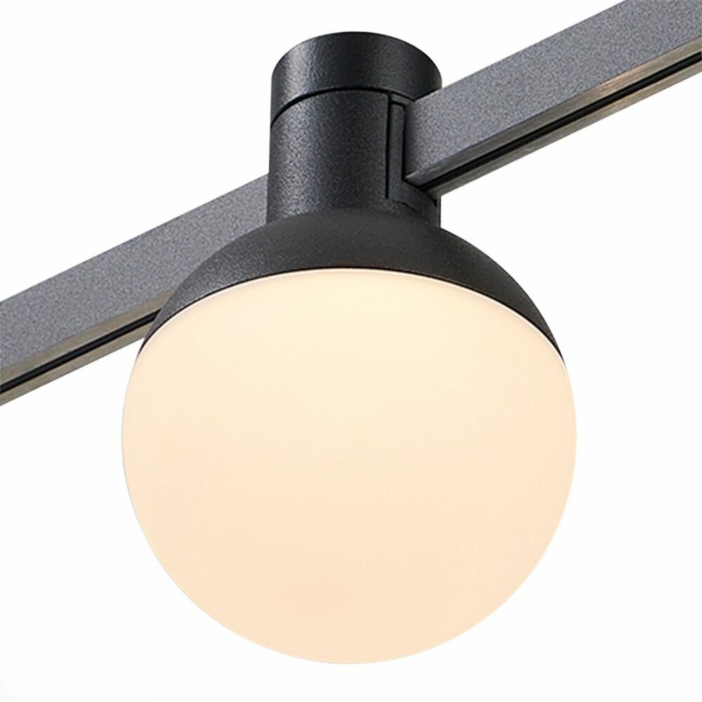 ST815.446.05 ST-Luce Магнитный трековый светильник FARM Черный LED 1*5W 4000K 78Lm Ra90 120 IP20 D75xH109 2.