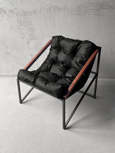 Изображение товара Садовое кресло Лофтовик Слэш ++ оксфорд черный