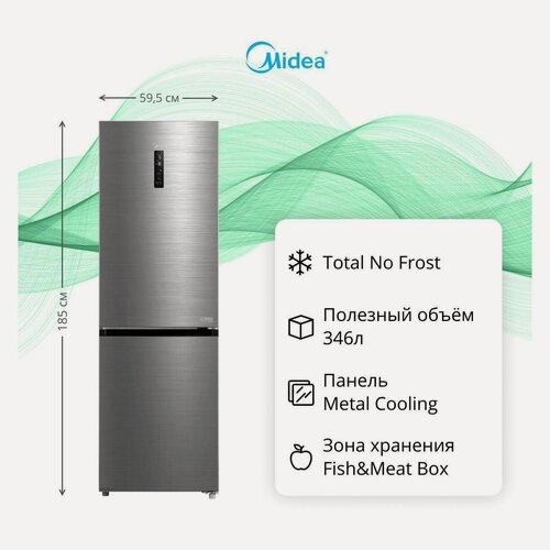 Изображение товара Холодильник MIDEA MDRB472MGF46OM