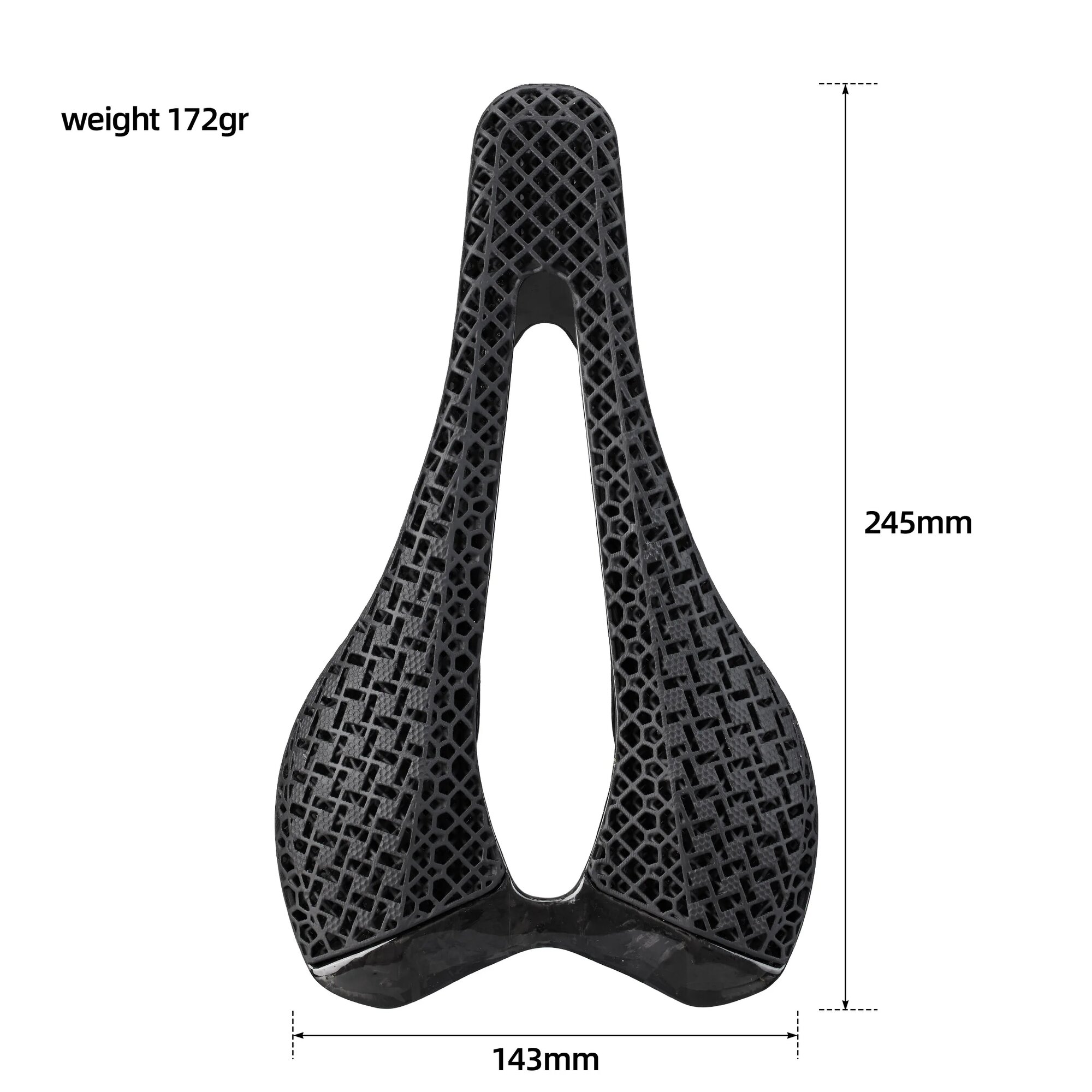 ZTTO 3D Печатное Карбоновое Седло для MTB и Гравийных Велосипедов