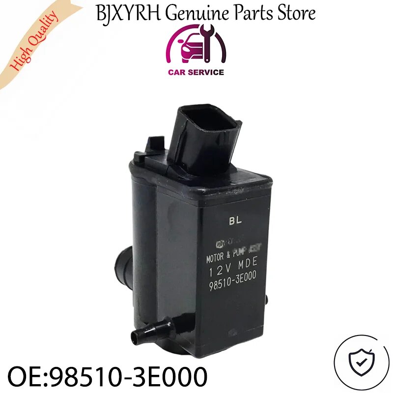 Оригинальный насос омывателя лобового стекла 985103E000 для Hyundai Santa Fe, Kia Sorento, Rondo, OEM 98510-3E000, 98510 3E000