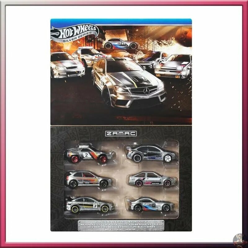 Машинка коллекционная Legends 6 piece Set Die cast Model Cars JBY80