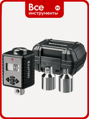 Изображение товара Динамометрический адаптер с переходниками KRAFTOOL Grand 1/2" 64044-200 для определения усилия