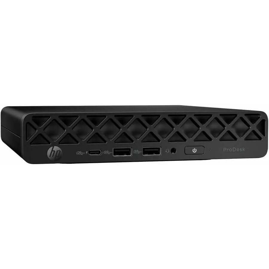 Неттоп HP ProDesk 4 G1i mini Intel Ultra 5 225T, DDR5 16ГБ, 512ГБ SSD, Intel UHD Graphics, без операционной системы, черный [ar1n8av]