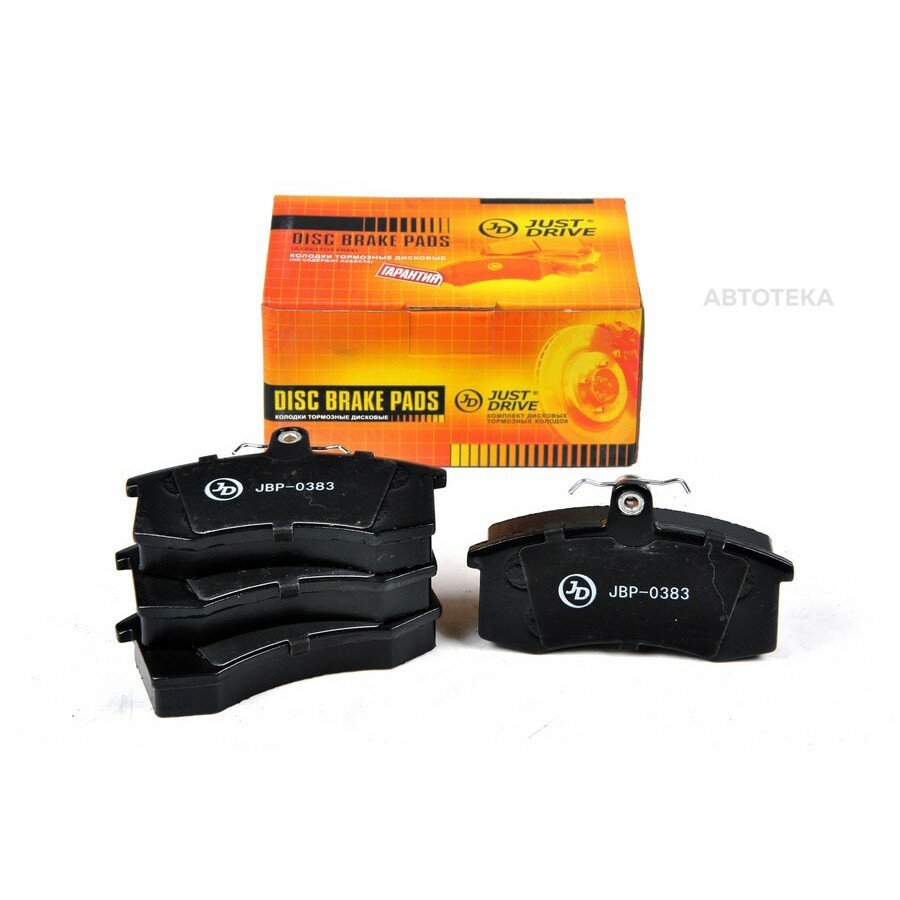 Колодки тормозные передние GP21004 JUST DRIVE JBP0383 LADA (2110,2111,2112) 95-, Granta (2190_,2191_,2192_,2194_) 11-, Kalina (2192_,2194_,1119,1118,1117) 08-, Nova (2105,2104) 85-, Priora (2172,2170_).