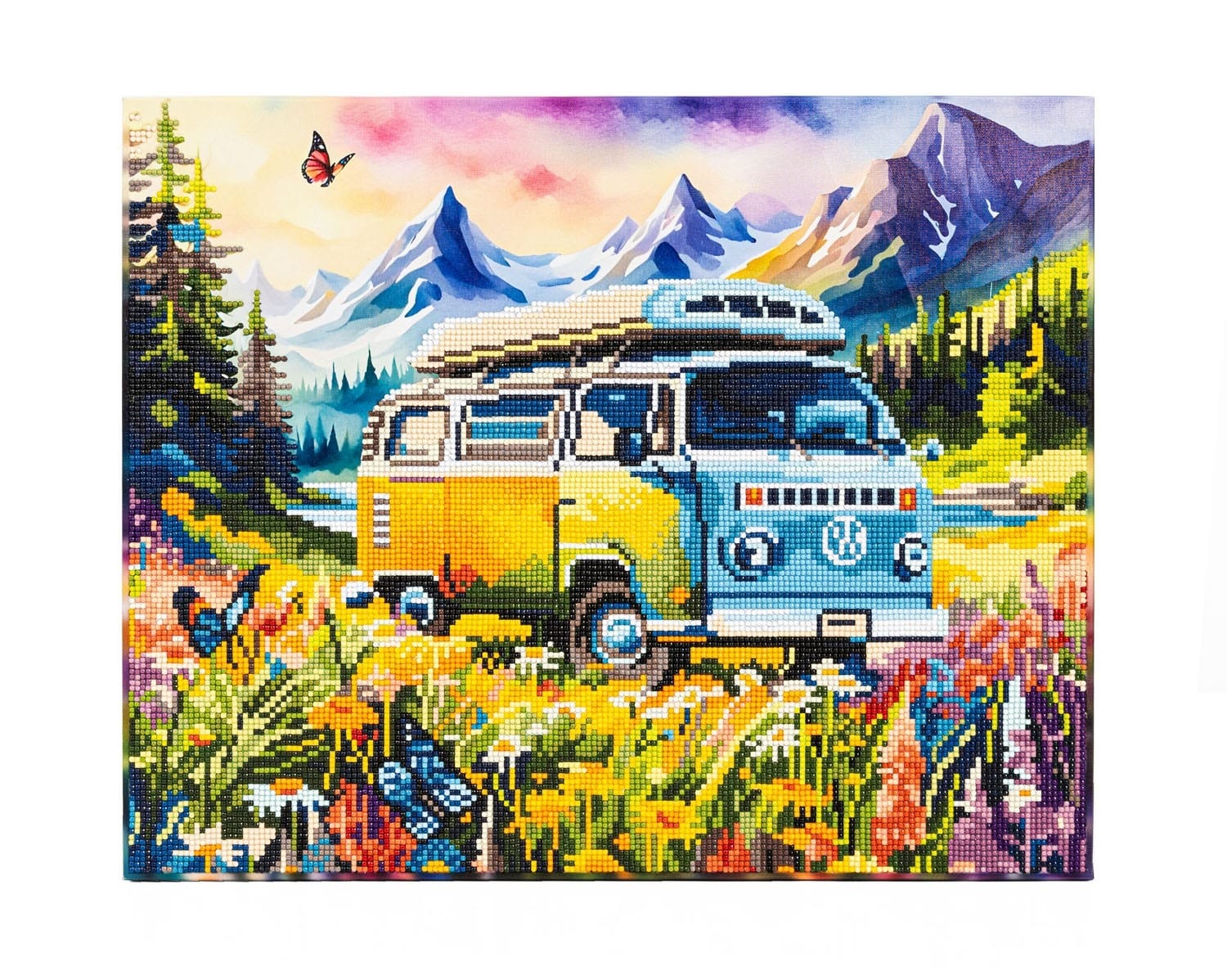 Мозаика Diamond Dotz Countryside Journey, алмазная мозаика на холсте, для детей