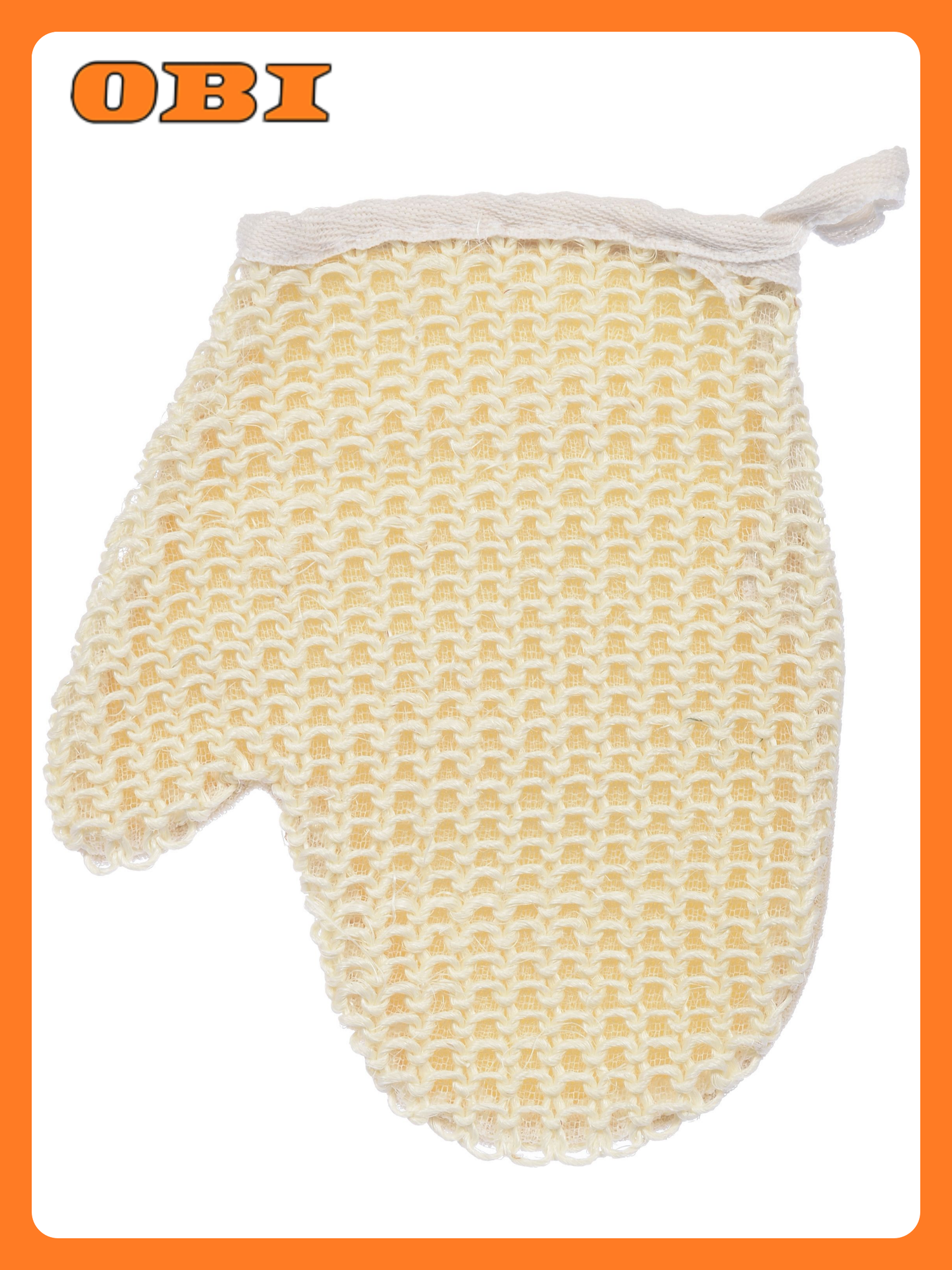 Мочалка Банные штучки сизаль 18х20 см