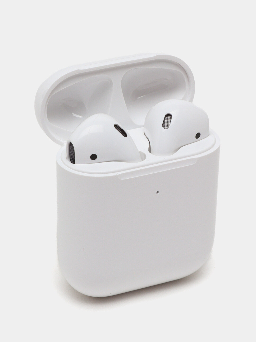 Беспроводные наушники AirPods с беспроводным зарядным кейсом, Bluetooth, белые.