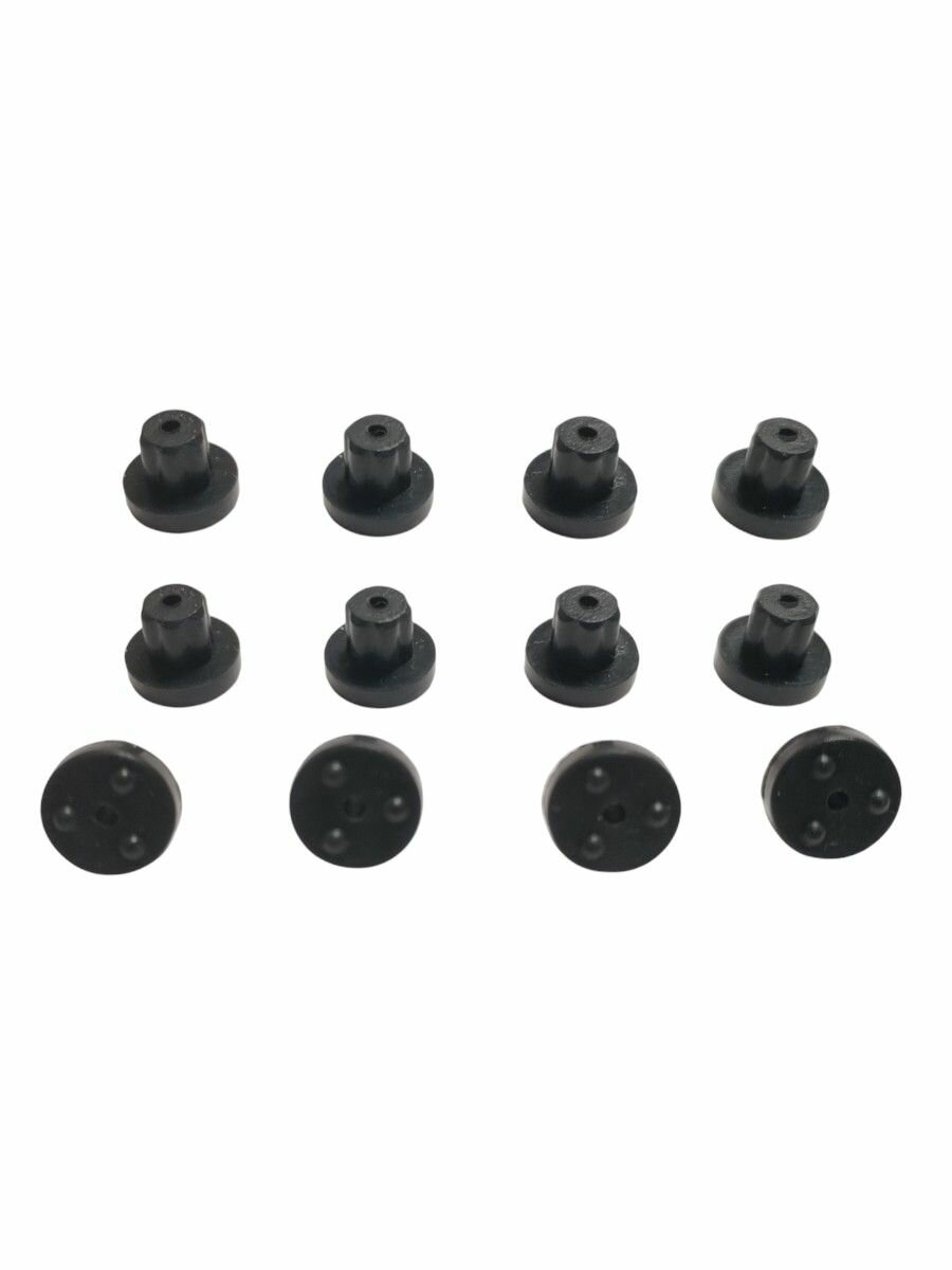 Опоры резиновые (12шт) для решетки газовых плит универсальные
