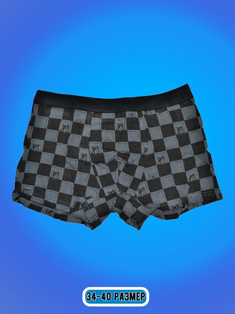 Трусы Zevs, 2 шт., размер L, black/mod gray — фото 1