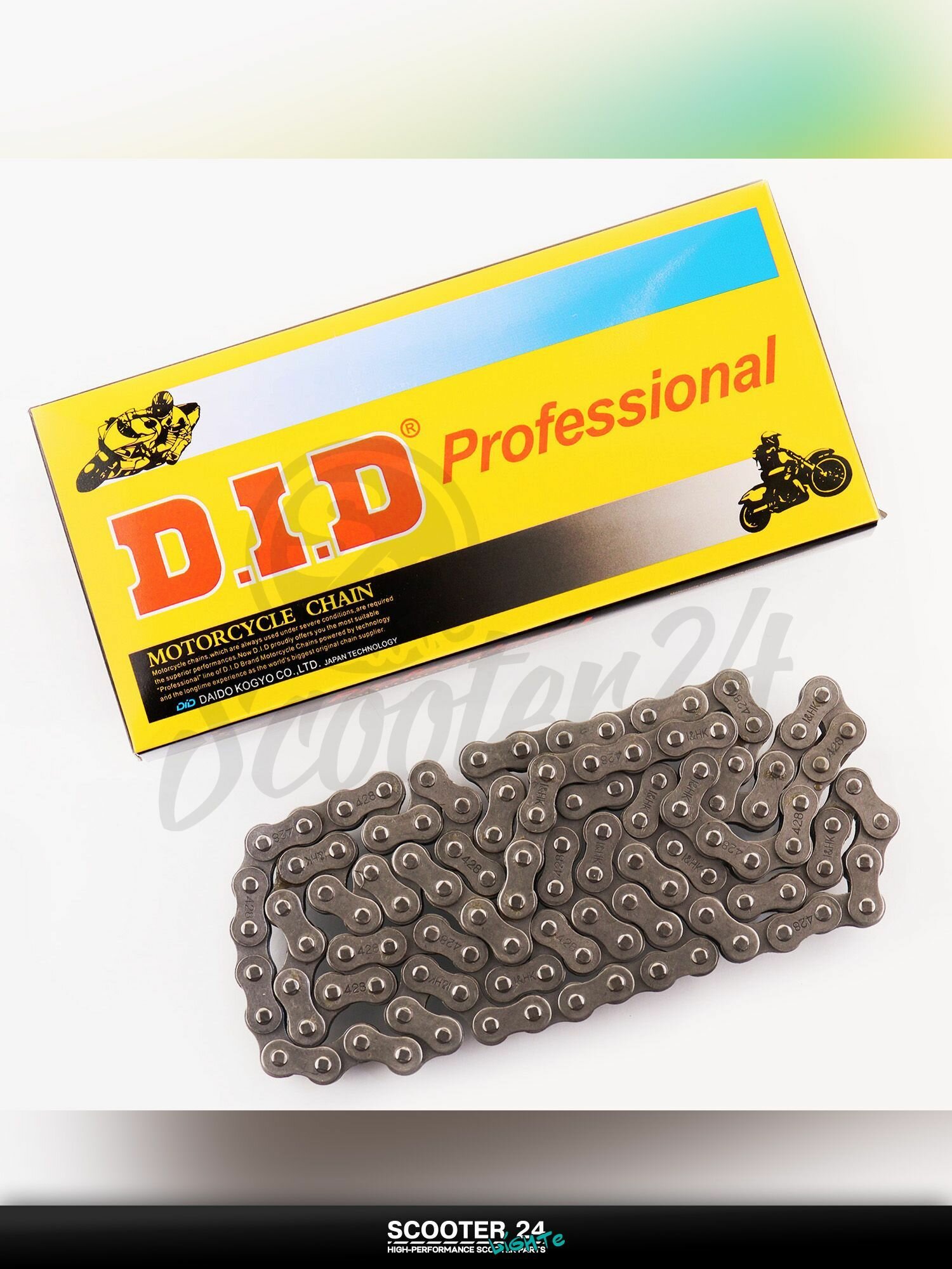 Цепь трансмиссии 428-110L для мопеда и мотоцикла Honda CG/ML для мопеда и мотоцикла125/Turuna, Irbis TTR 125 "DID"