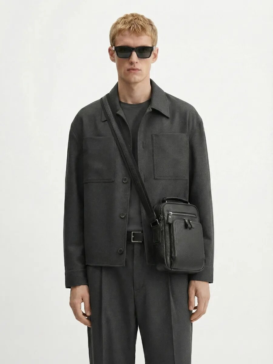 Сумка барсетка Daniele Riccardi, black — фото 1