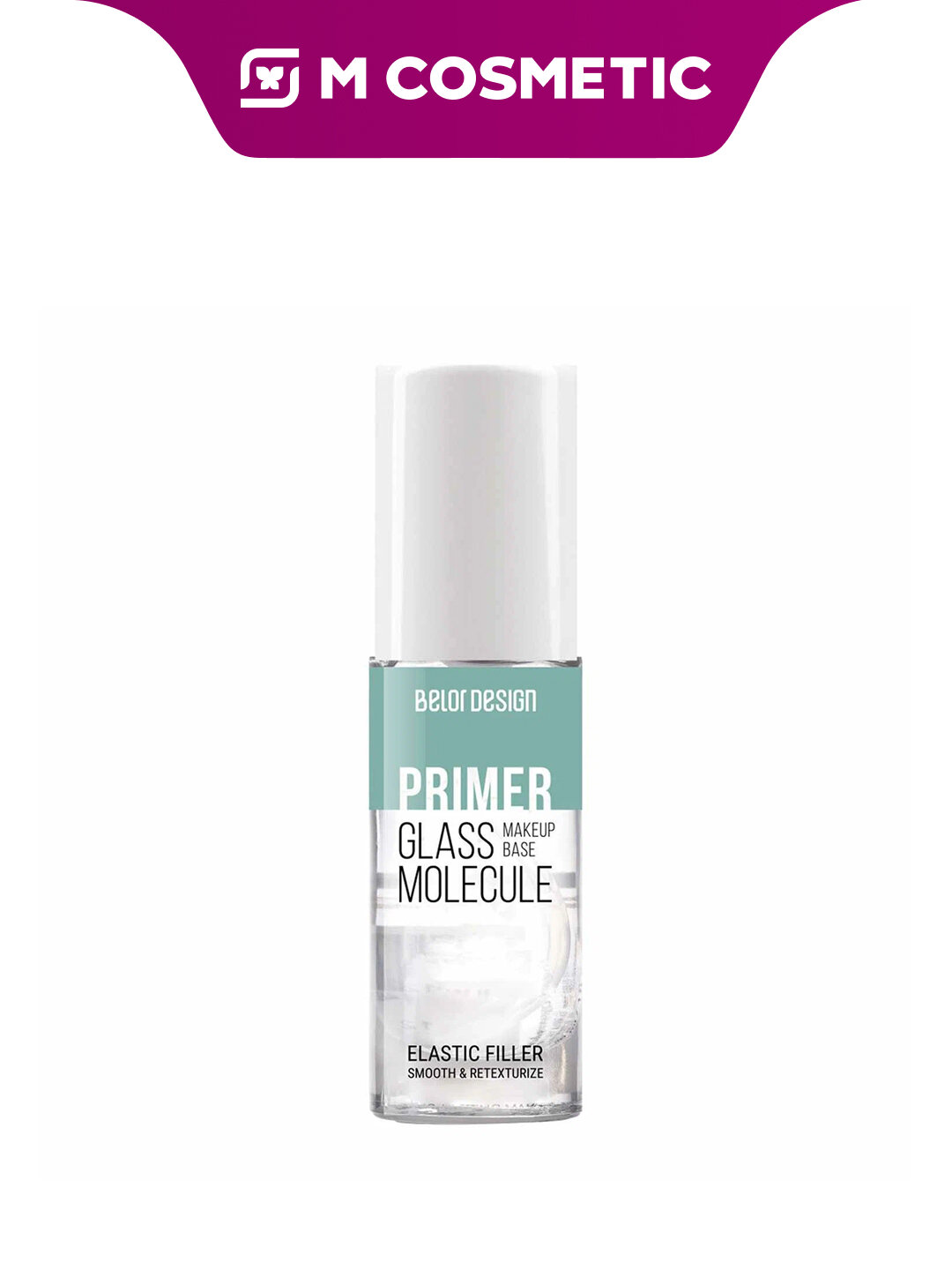 База под макияж Belordesing Glass Molecule, гелевая, увлажняющая, с сиянием, 105 г