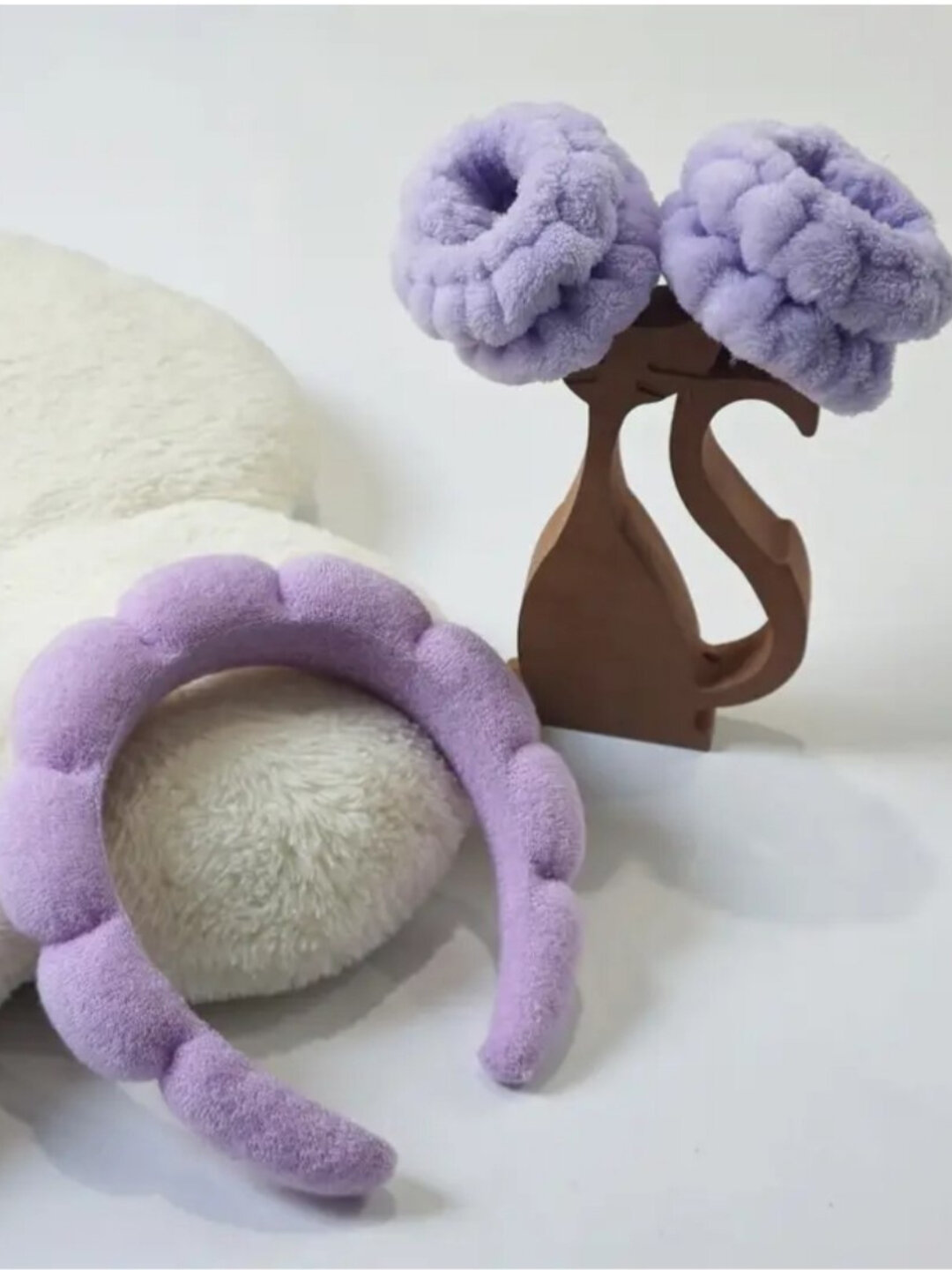 Ободок для умывания "Повязка на голову", для волос, косметический, для макияжа