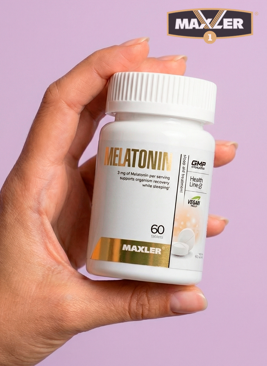 Maxler Мелтонин 3 мг, 60 капсул