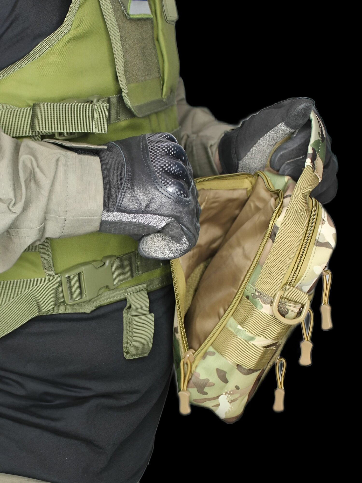 Сумка утилитарно тактическая камуфляж. — фото 1